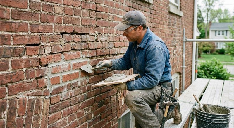 Brick Flatwork Repair in Bandera, TX