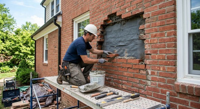 Brick Flatwork Repair in Medina, TX