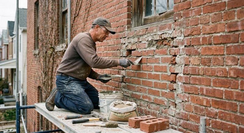 Brick Repair in Ingram, TX