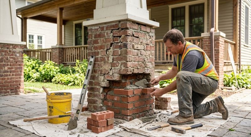 Brick Restoration in Bandera, TX