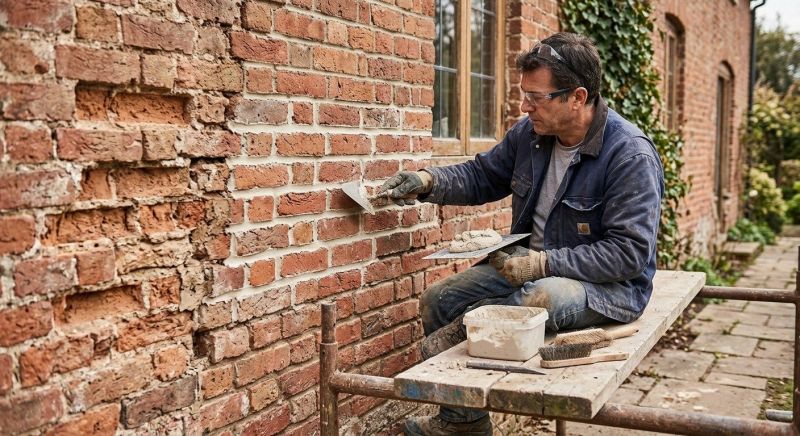 Brick Stairs Repair in Kerrville, TX