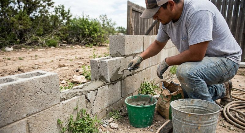 Concrete Block Repair in Kerrville, TX