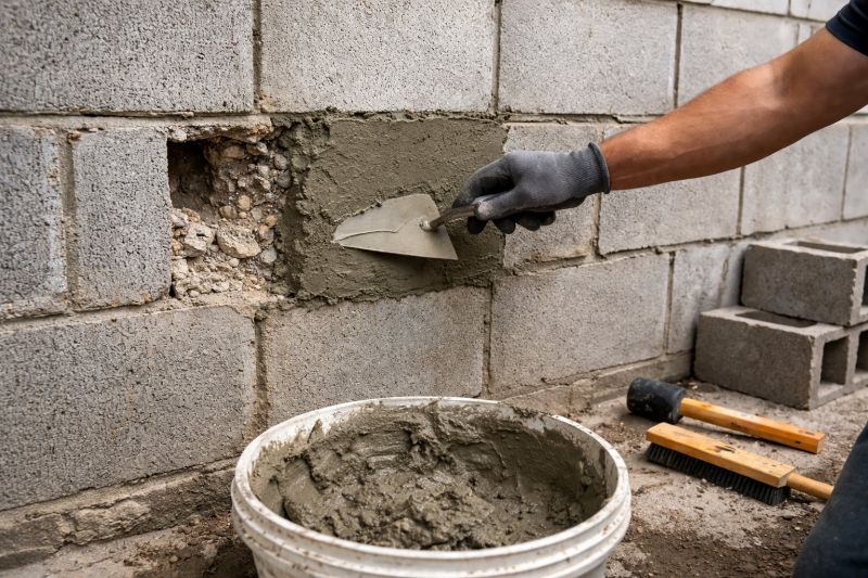 Concrete Block Repair in Kerrville, TX