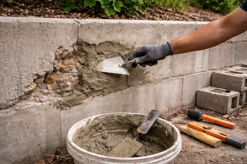 Retaining Wall Repair in Comfort, TX