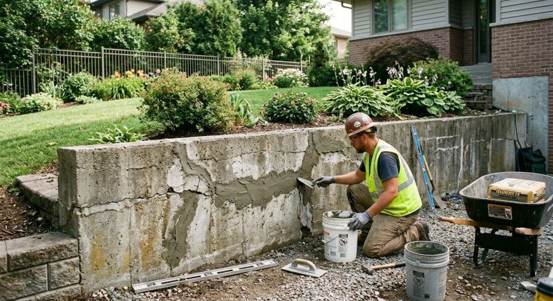 Retaining Wall Repair in Comfort, TX