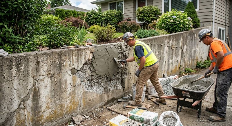 Retaining Wall Repair in Fredericksburg, TX