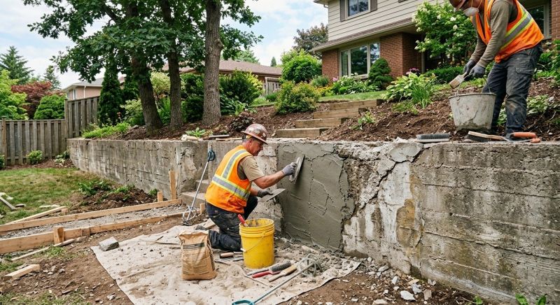 Retaining Wall Repair in Kerrville, TX