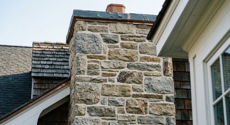 Stone Chimney Installation in Bandera, TX
