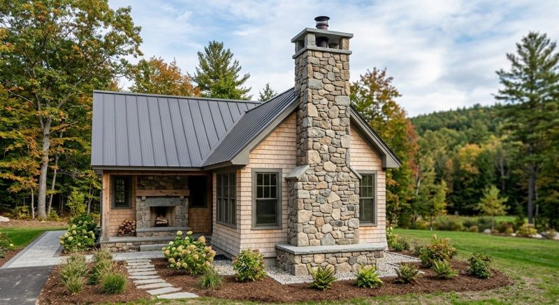 Stone Chimney Installation in Ingram, TX