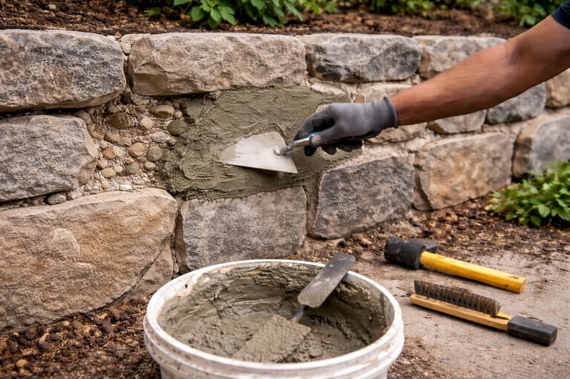 Stone Masonry Repair in Fredericksburg, TX