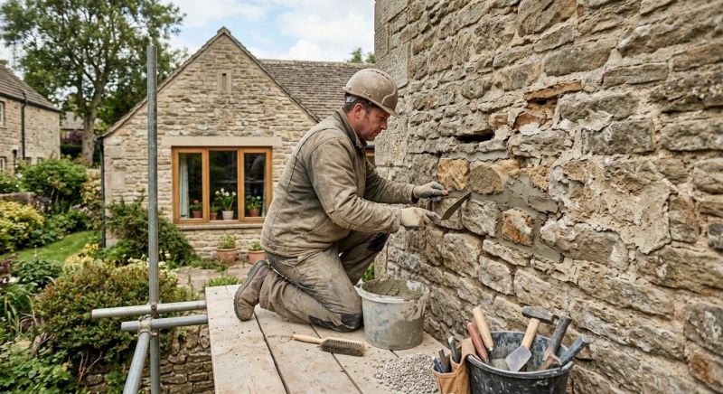 Stone Masonry Repair in Kerrville, TX